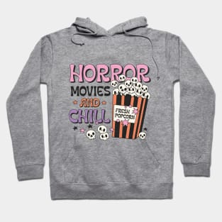 Horror Movies and Chill Retro Vibes Hoodie